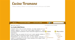 Desktop Screenshot of cucinateramana.com